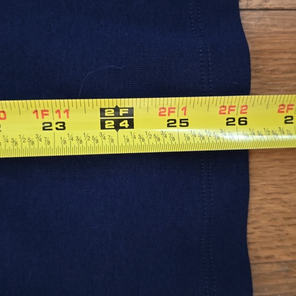 ST. JOHN'S BAY WOMENS PLUS SIZE NAVY BLUE SHORT SLEEVE TEE-SHIRT TOP SIZE XXL - Picture 12 of 13